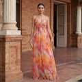 ASTUZ | VESTIDO MAXI CON ESTAMPADO FLORAL