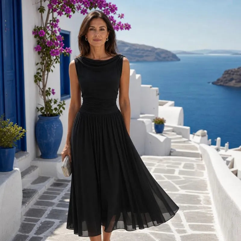 OLMMO | VESTIDO MIDI VAPOROSO