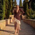 RODDA | VESTIDO CON FLECOS