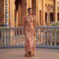GIRNA | VESTIDO AJUSTADO CON VOLANTE