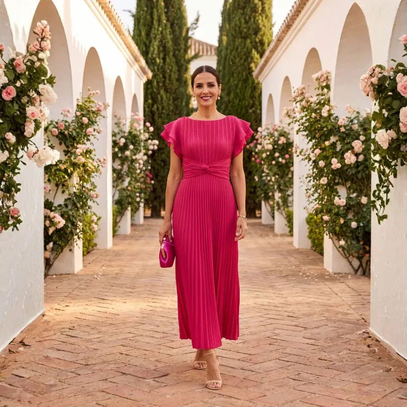 SELENA | VESTIDO PLISADO