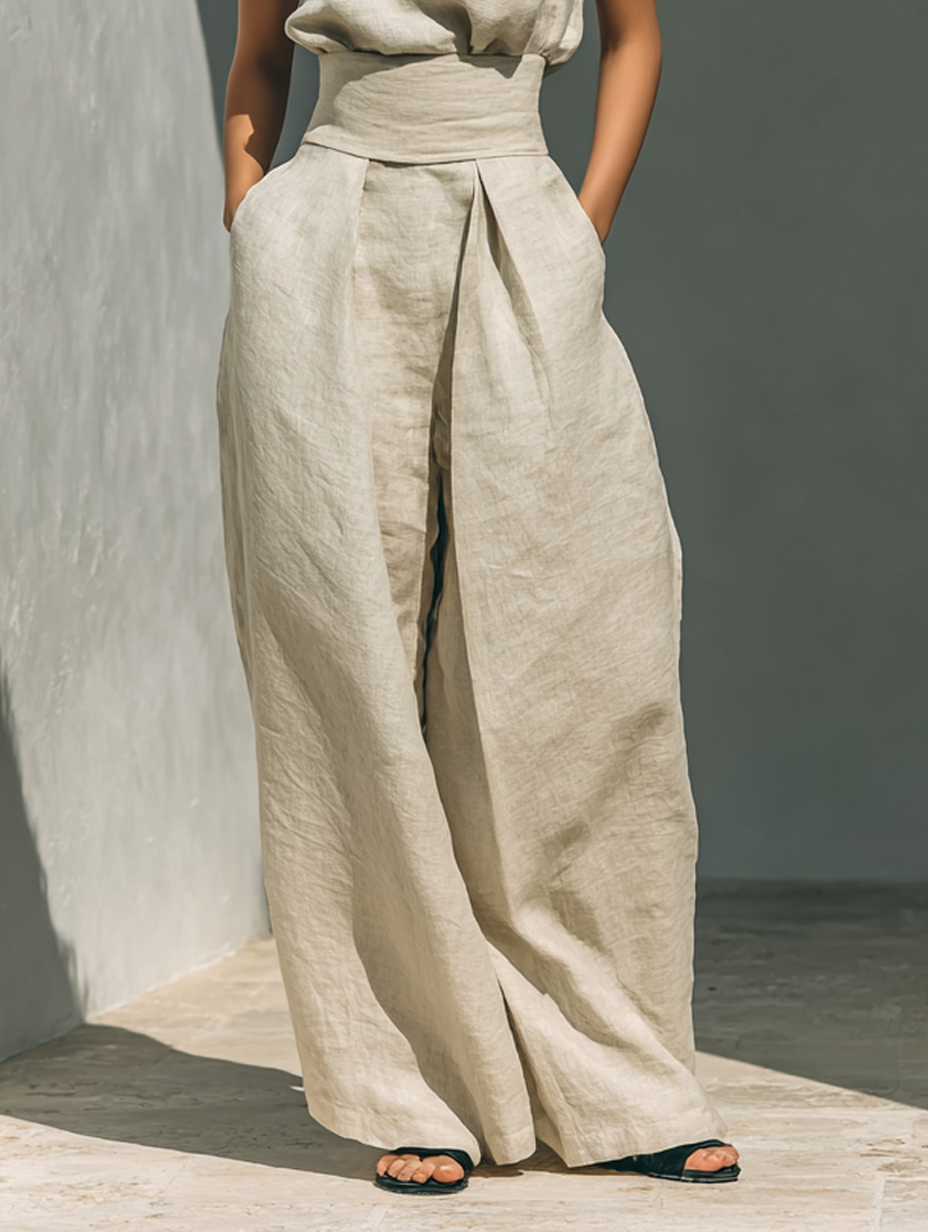 VALENNE | CONJUNTO MINIMALISTA SIN MANGAS