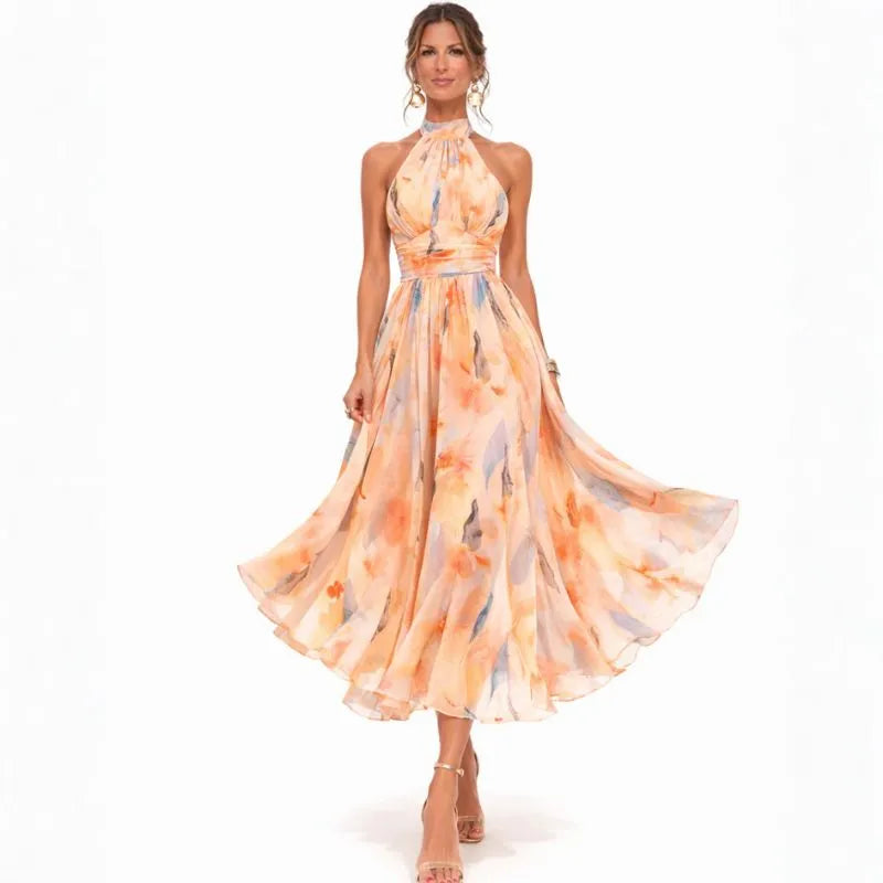 MURRA | VESTIDO CON CUELLO HALTER