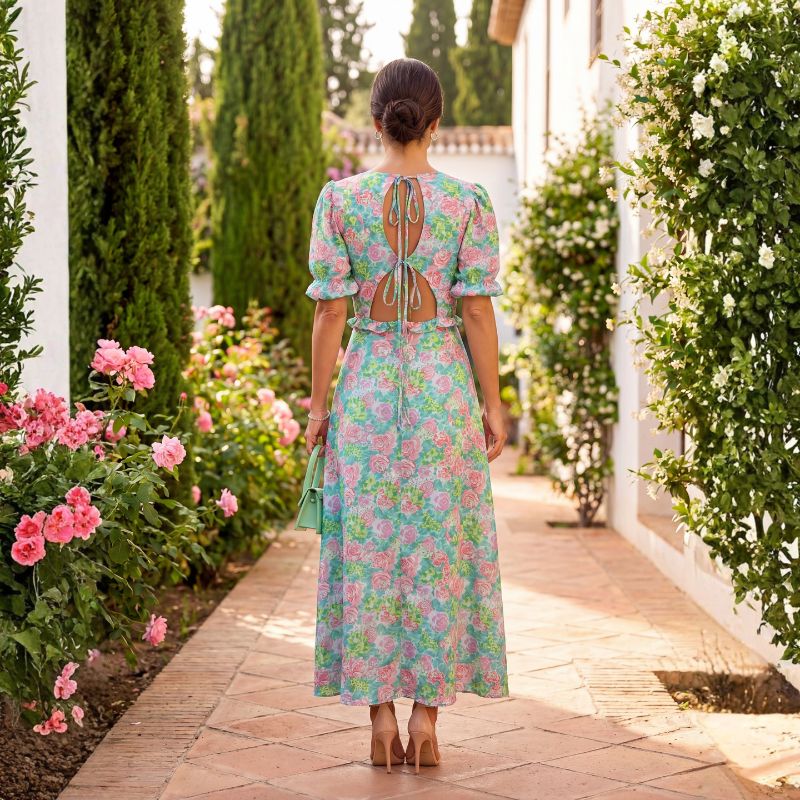 ROSAIDA | VESTIDO MIDI HOLGADO