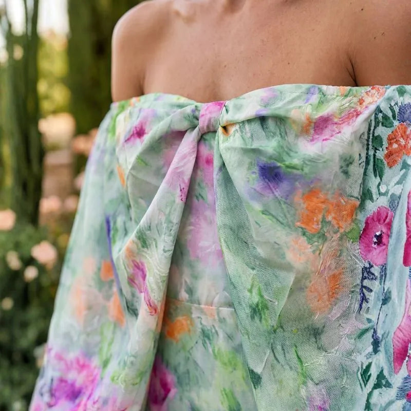 LANDRA | VESTIDO FLORAL PALABRA DE HONOR