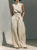 VALENNE | CONJUNTO MINIMALISTA SIN MANGAS