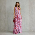 BEGGA | VESTIDO LARGO CON MOVIMIENTO