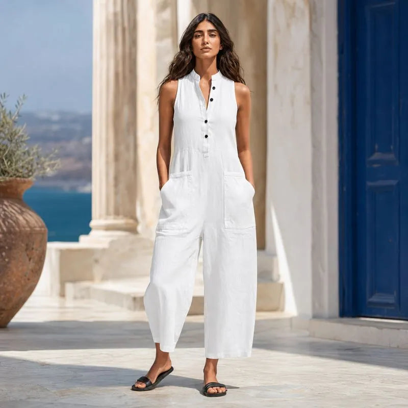 LUCCIA | MONO ELEGANTE SIN MANGAS