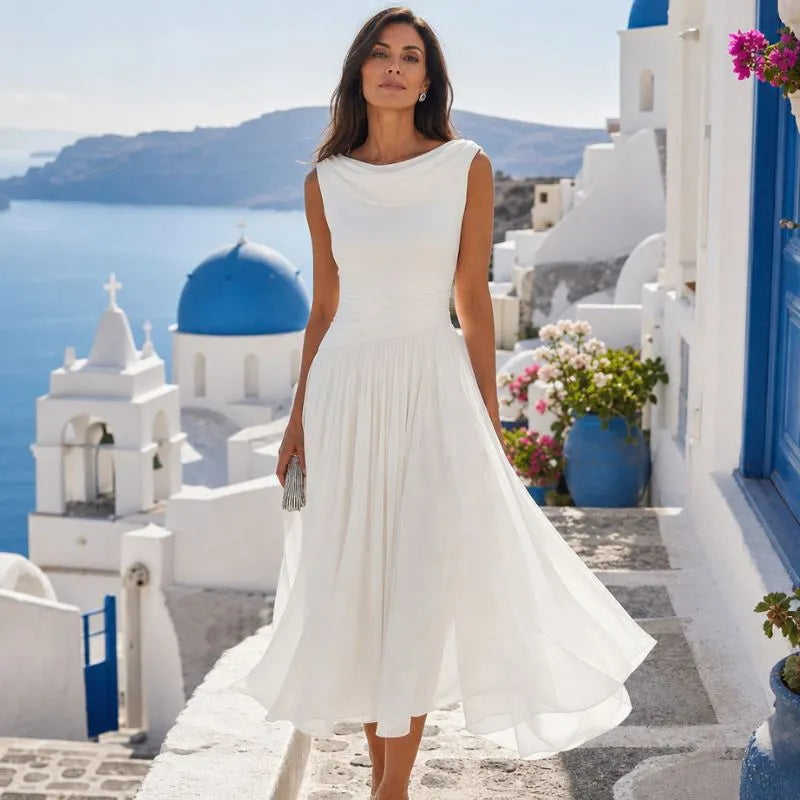 OLMMO | VESTIDO MIDI VAPOROSO