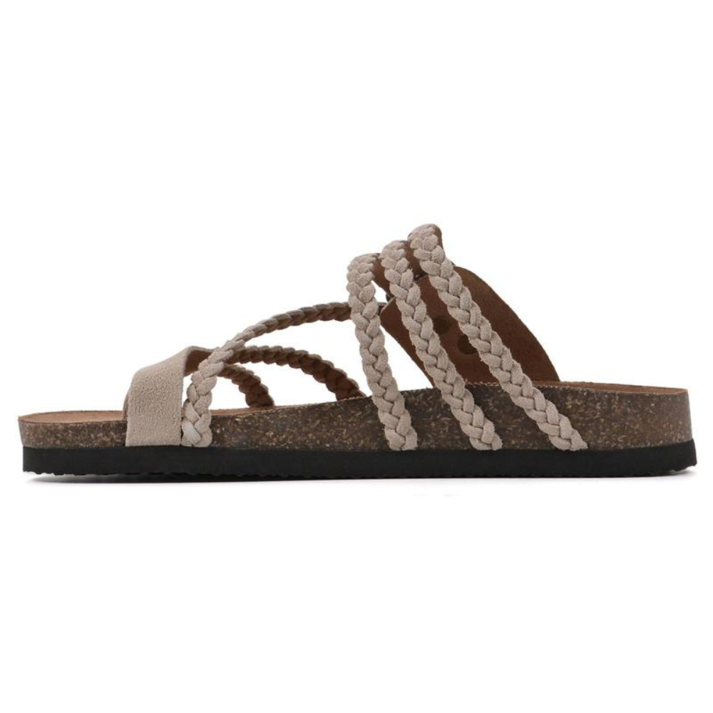 SURA | SANDALIAS DE CORCHO TRENZADO