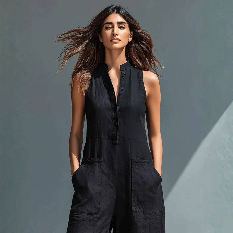 LUCCIA | MONO ELEGANTE SIN MANGAS
