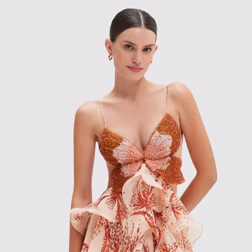 CARINA | VESTIDO CON VOLANTES