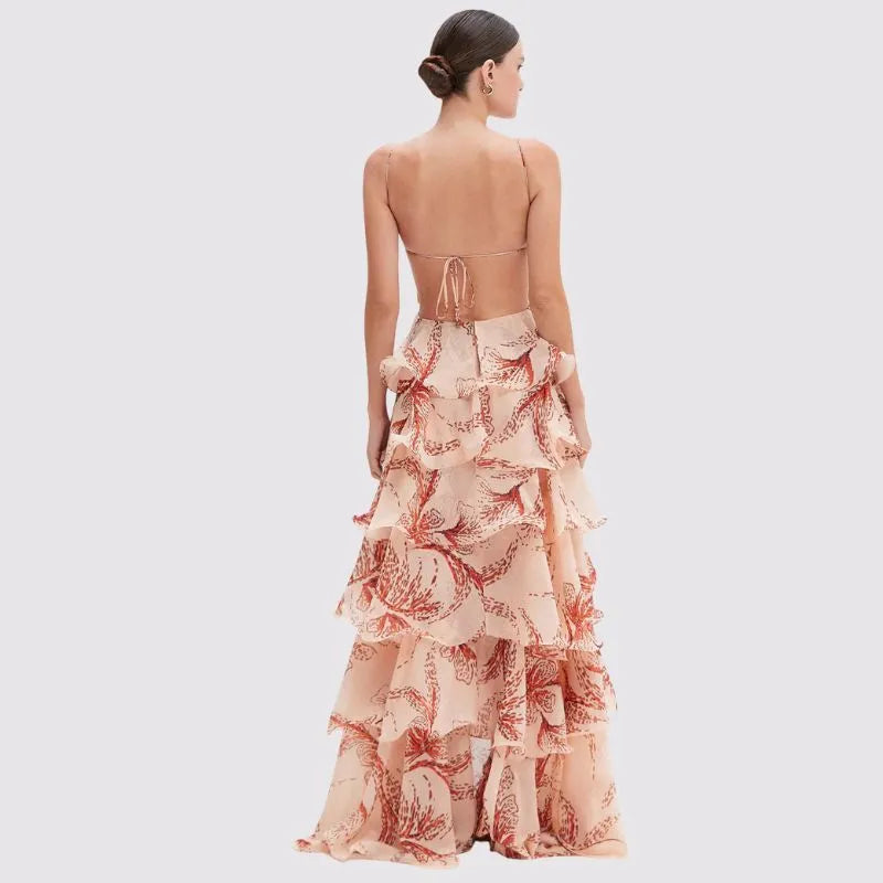 CARINA | VESTIDO CON VOLANTES