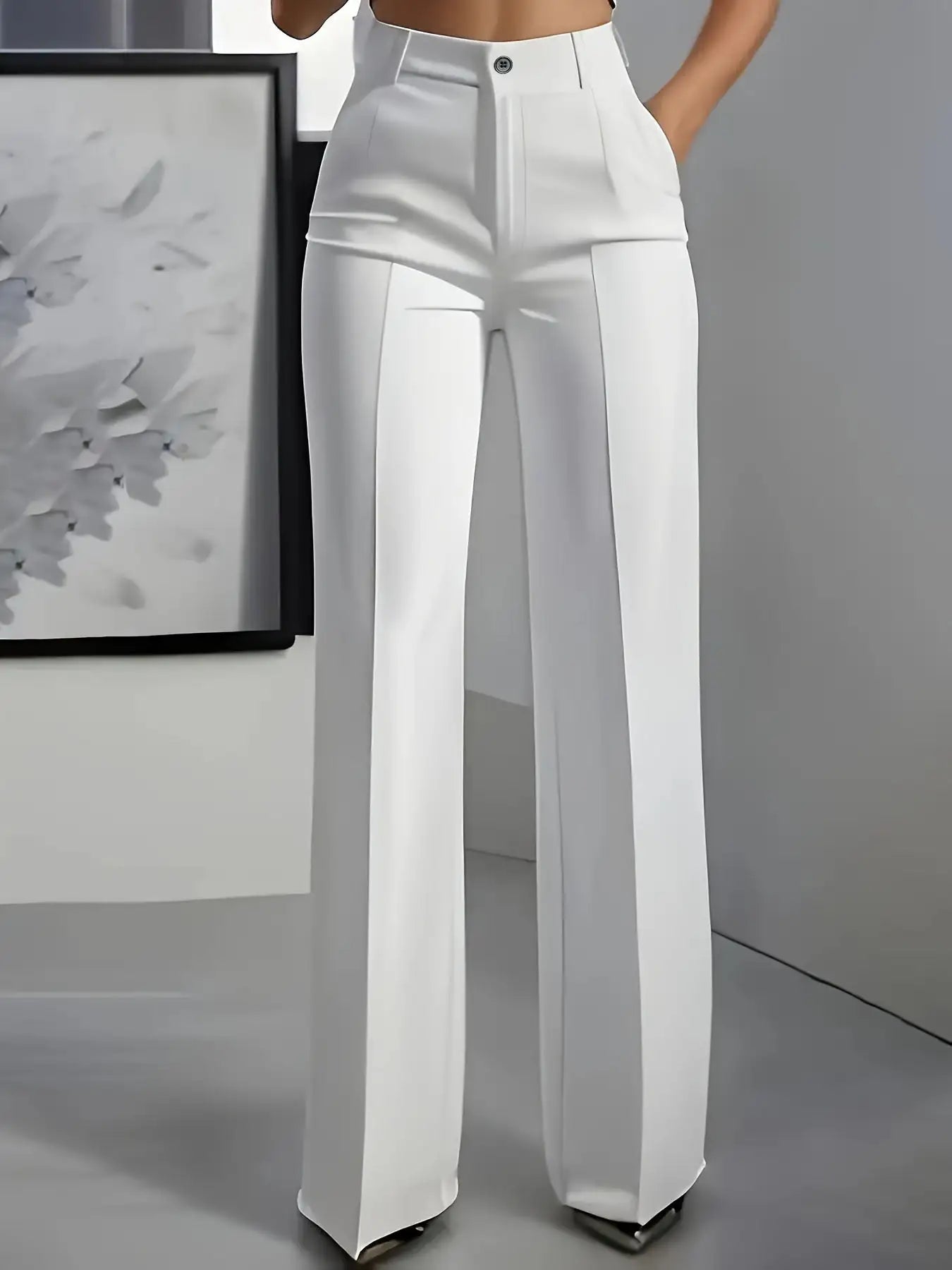 TENNA | PANTALONES ELEGANTES DE TIRO ALTO