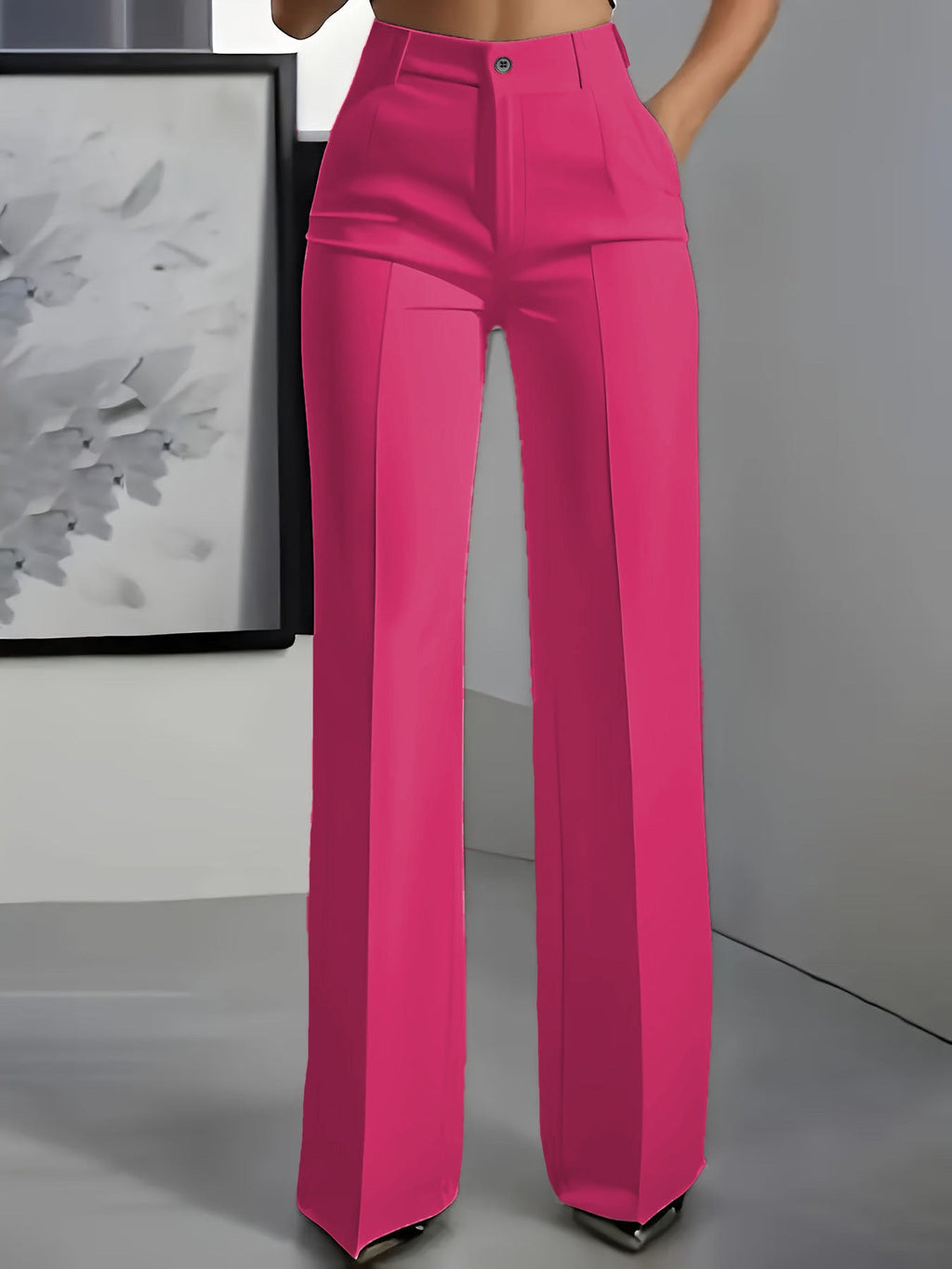 TENNA | PANTALONES ELEGANTES DE TIRO ALTO