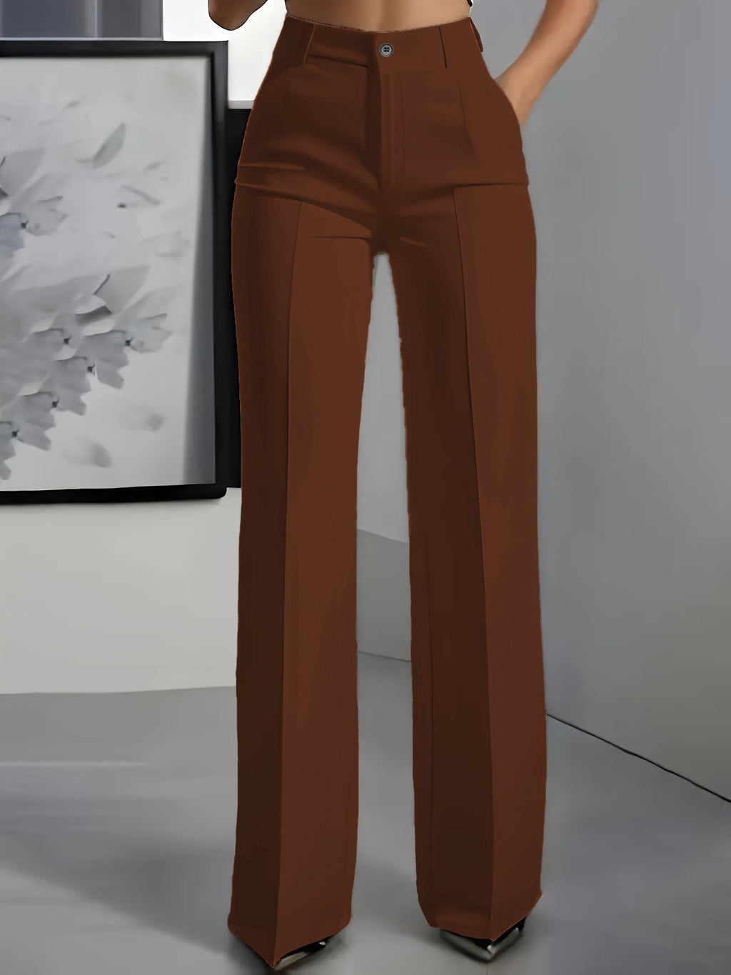 TENNA | PANTALONES ELEGANTES DE TIRO ALTO