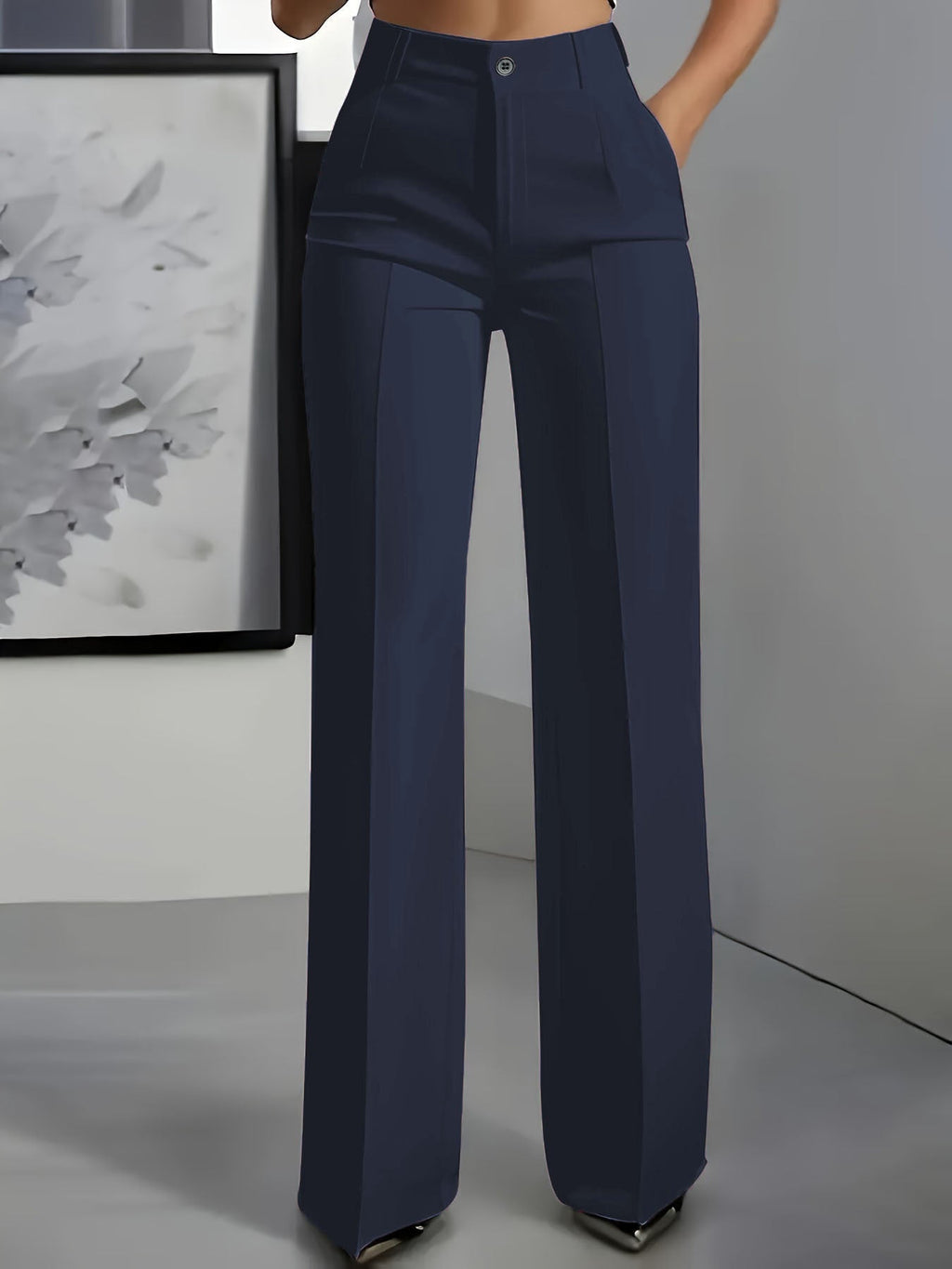 TENNA | PANTALONES ELEGANTES DE TIRO ALTO