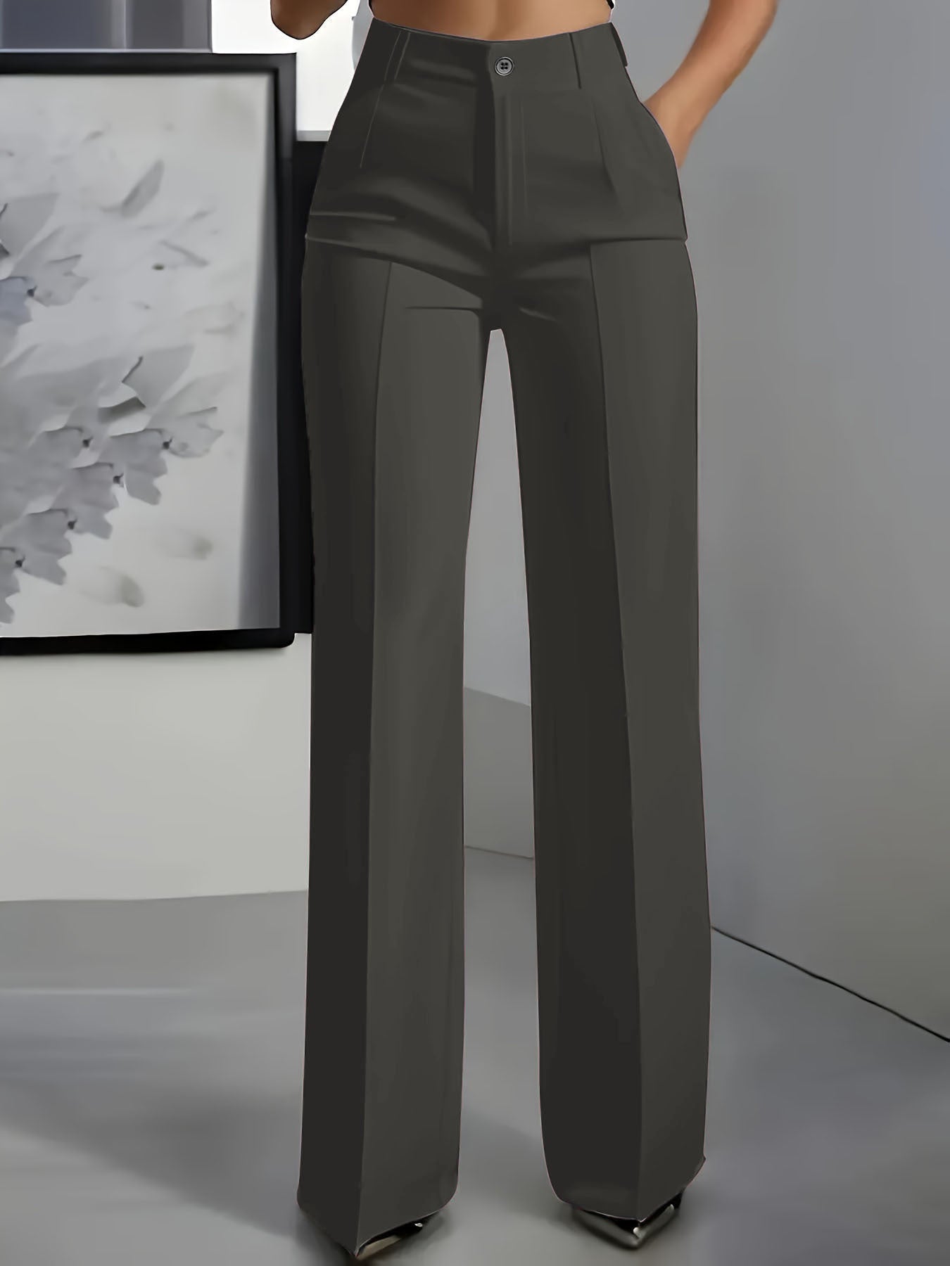 TENNA | PANTALONES ELEGANTES DE TIRO ALTO